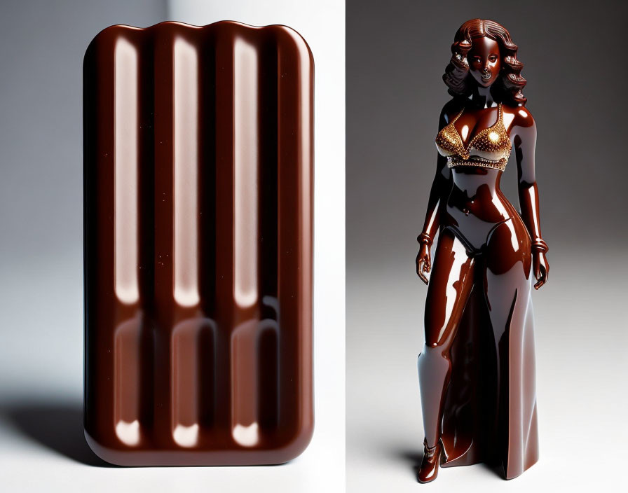 Chocolate bar, ai model figure