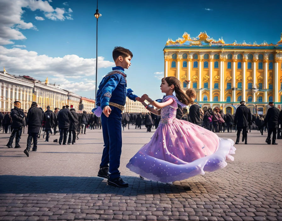 Dancing in the city of Kazan*.On the Patriarch's S