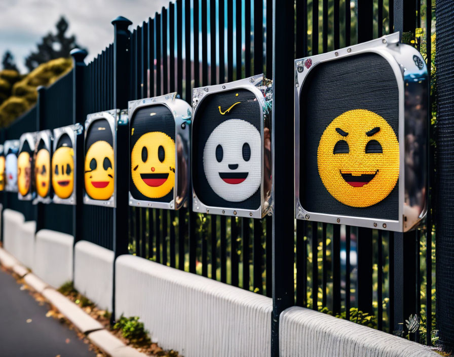 "Smiling" fence