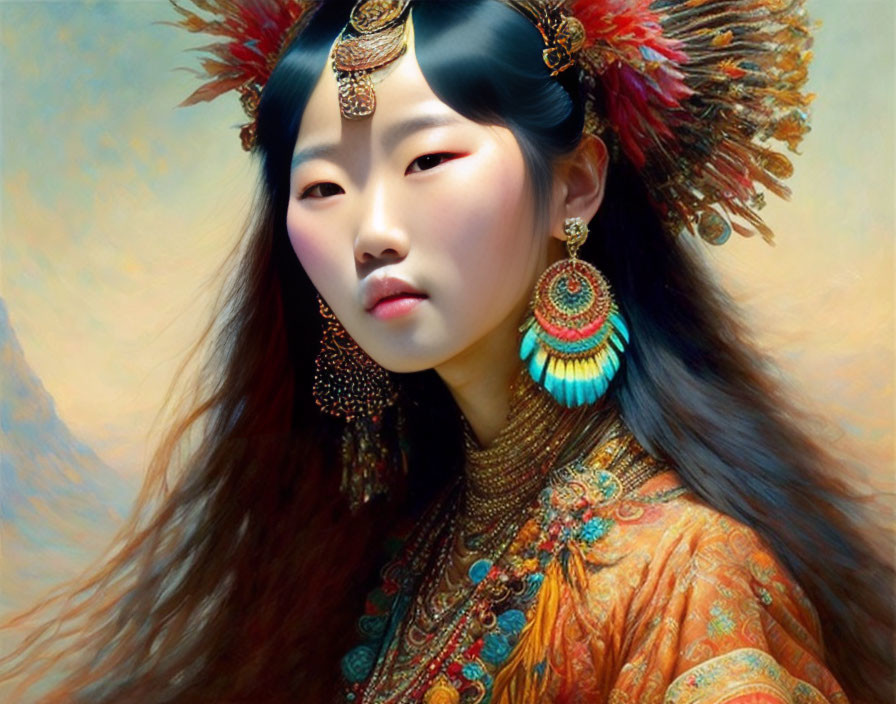 South Korean Tribal beauty