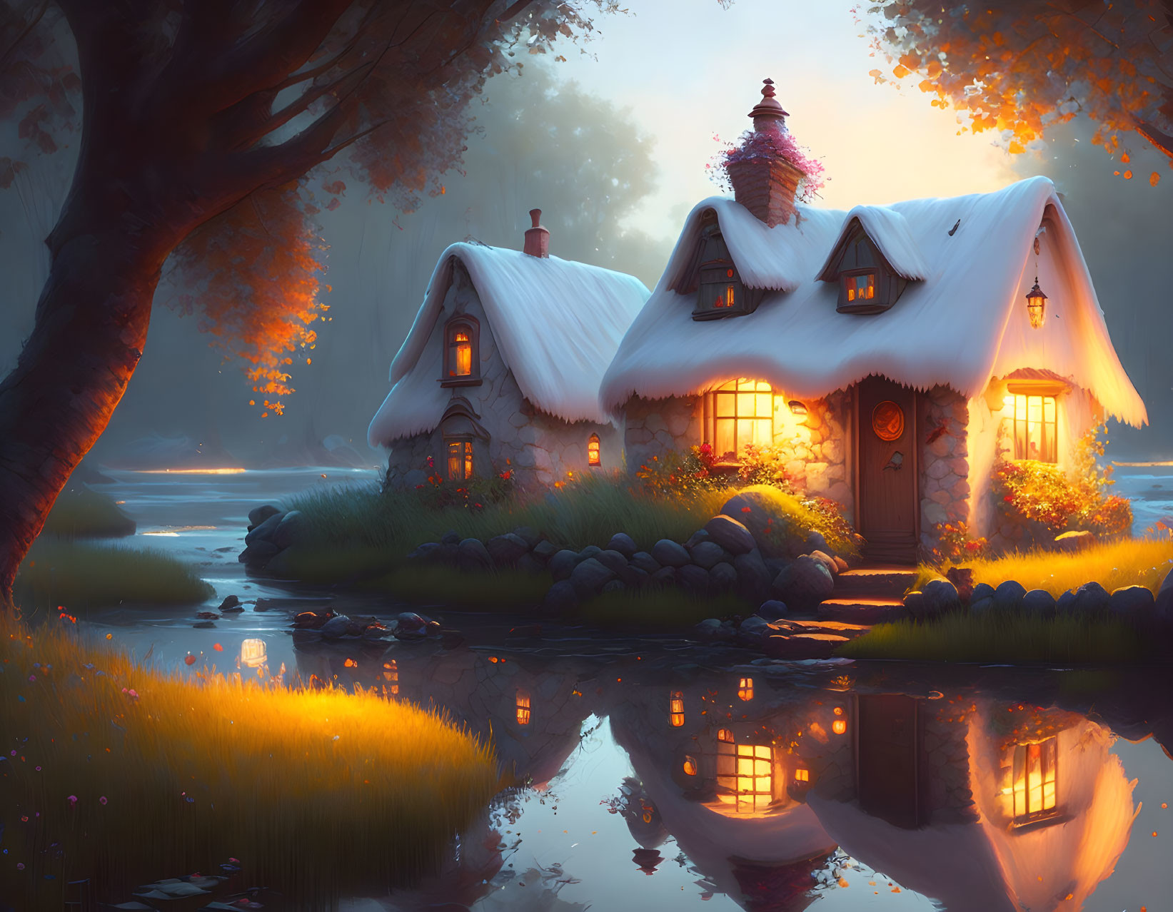 whimsical cottage