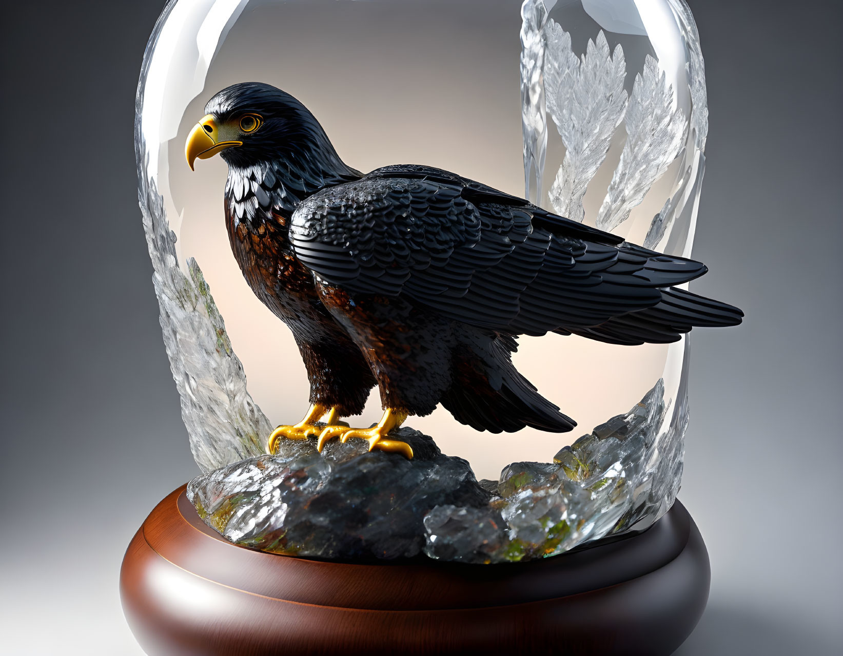 Eagle in a glass 