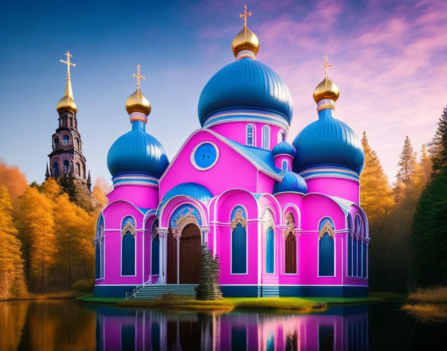 pink orthodox church 