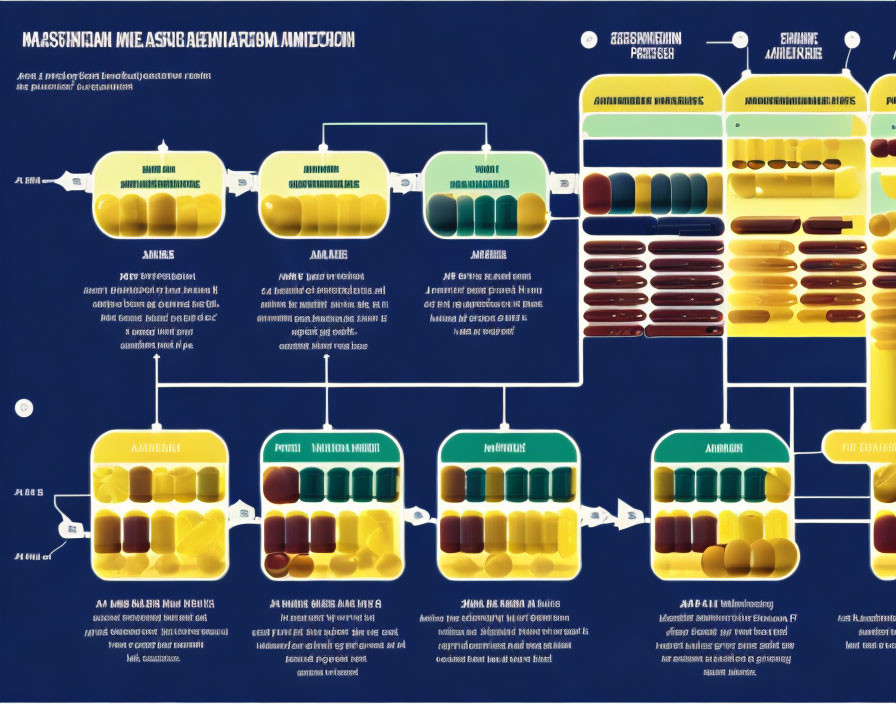 Colorful Flowchart Infographic Explaining Complex Process
