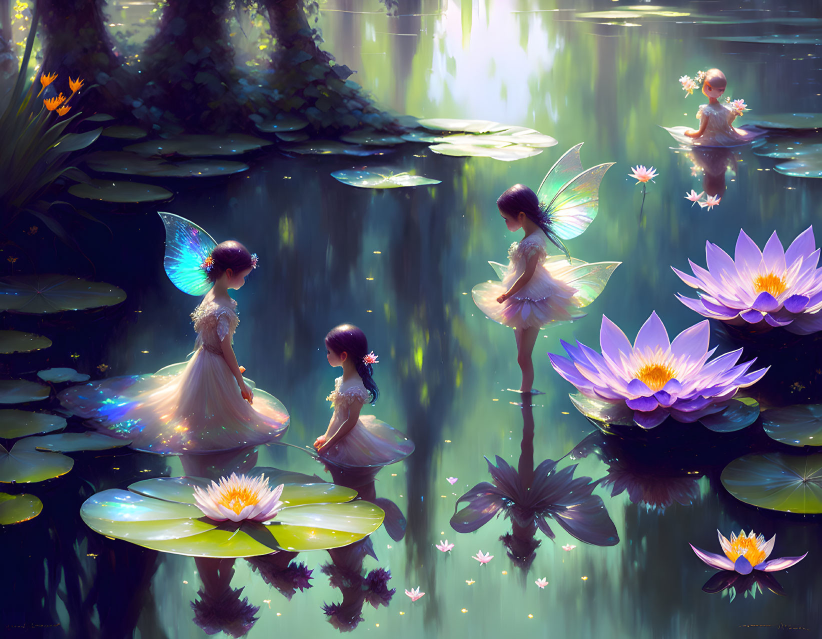 A group of Water pixies
