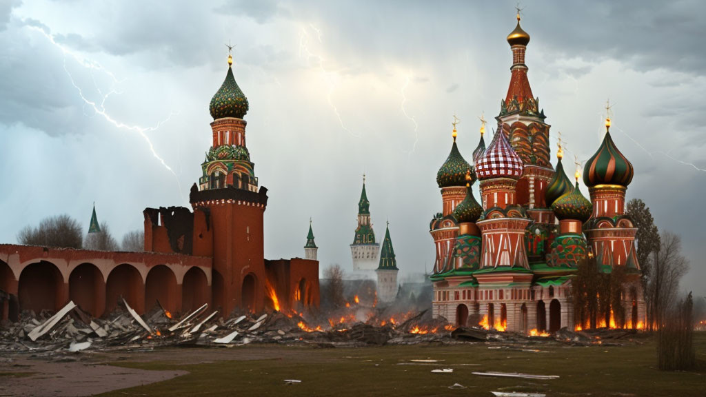 Destroyed Kremlin