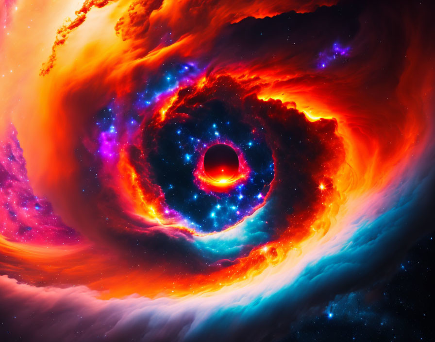 Storm of a cosmic nebula