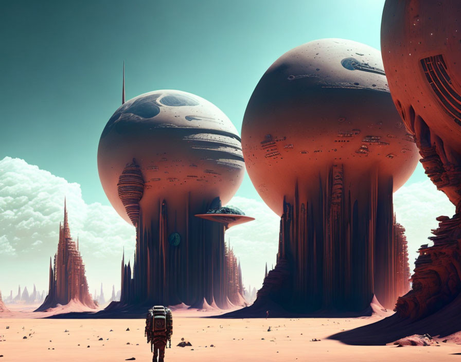 city of an extraterrestrial civilization