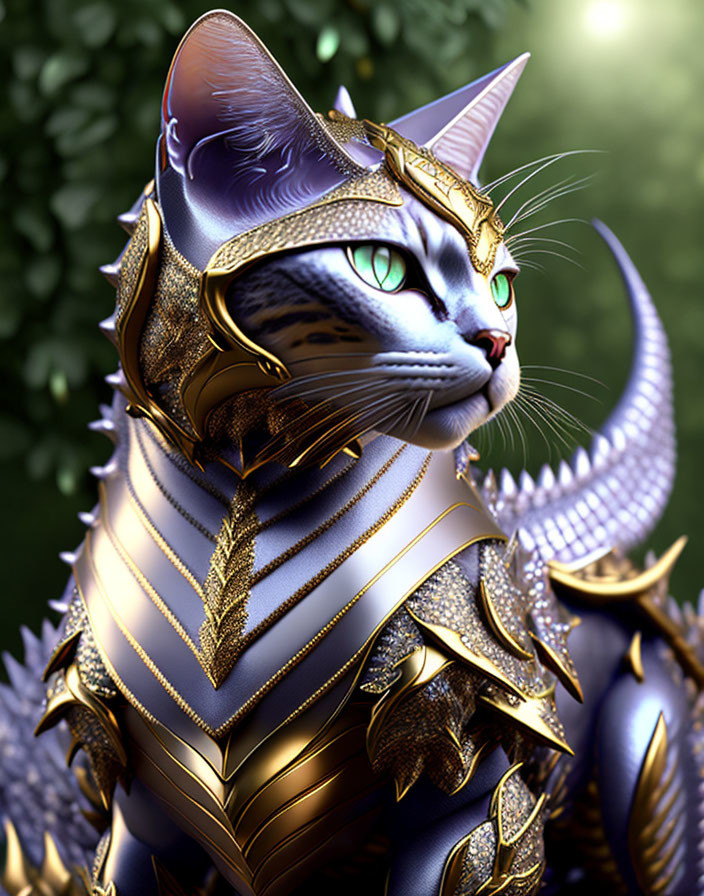 Cat in armour