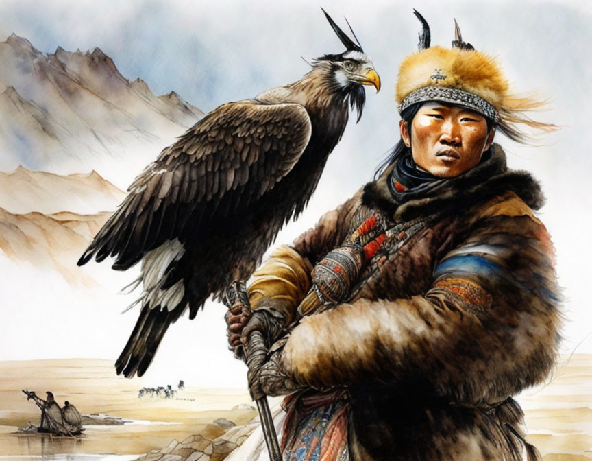 Mongolian Eagle Hunter