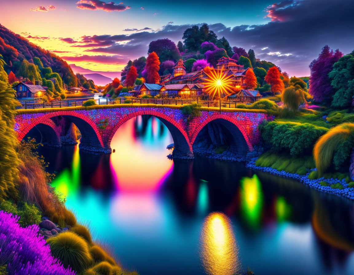 Bridge in colors