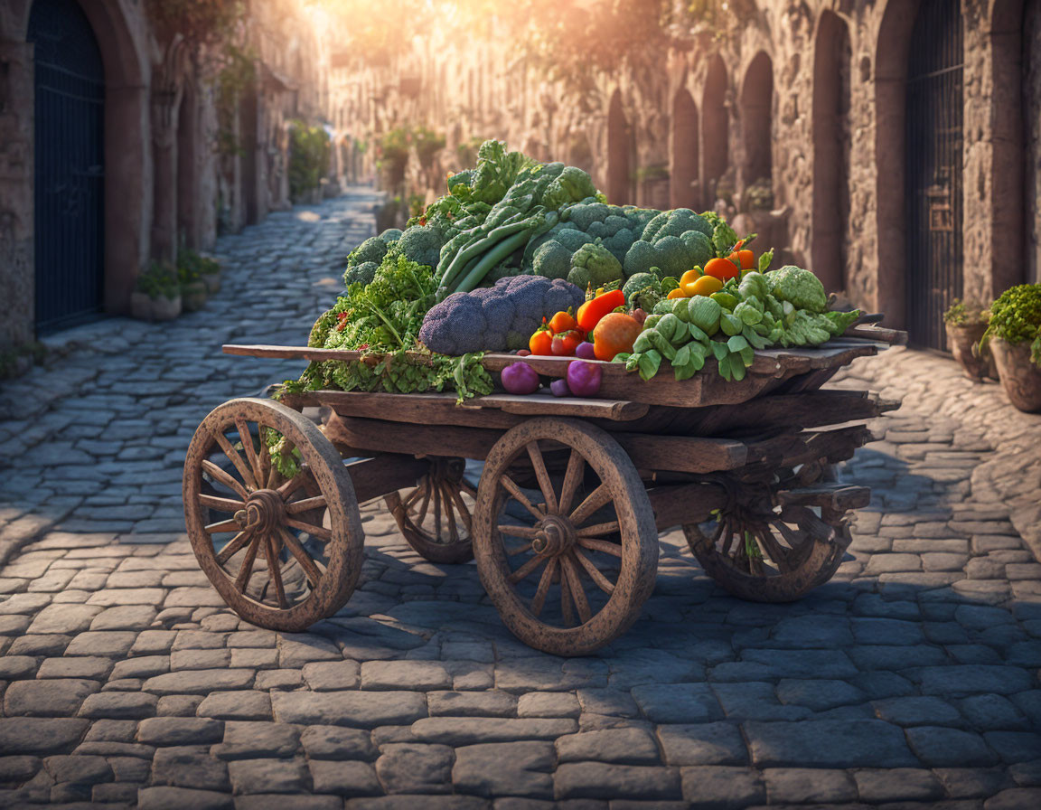 Vegetable Cart 