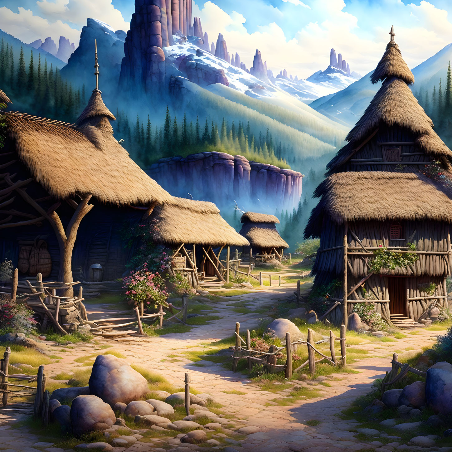 Prehistorical village
