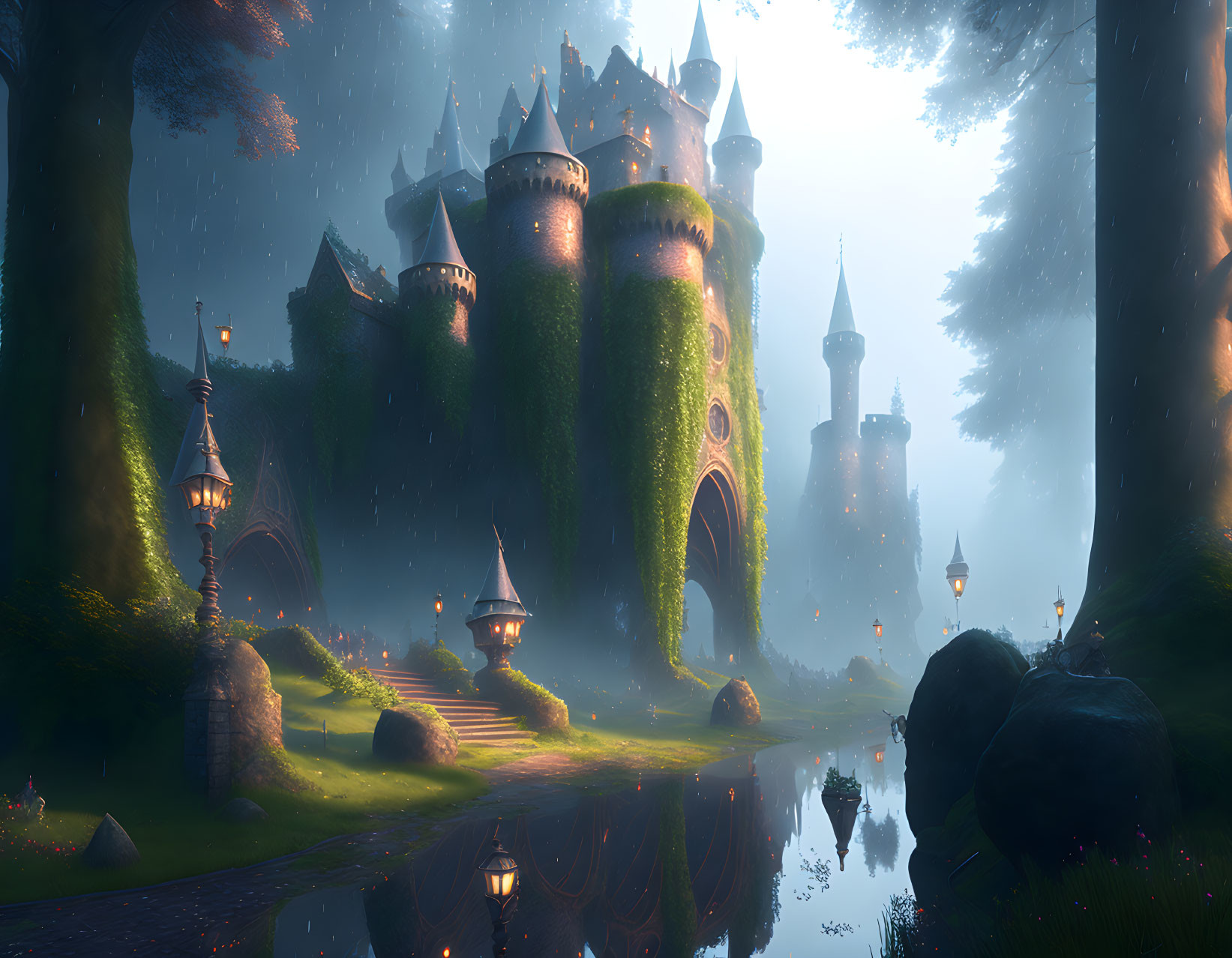 Myst castle