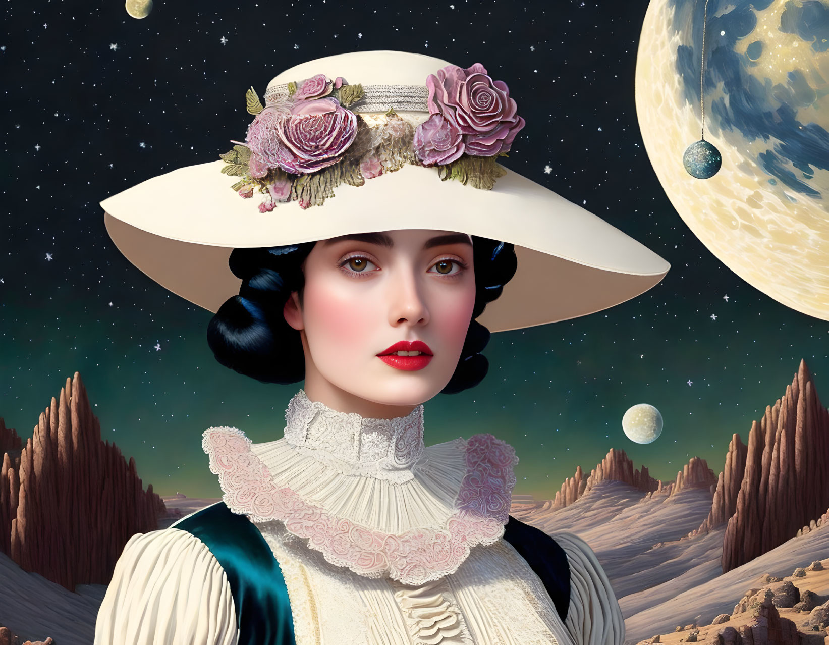 Hat Fashion on the Moon