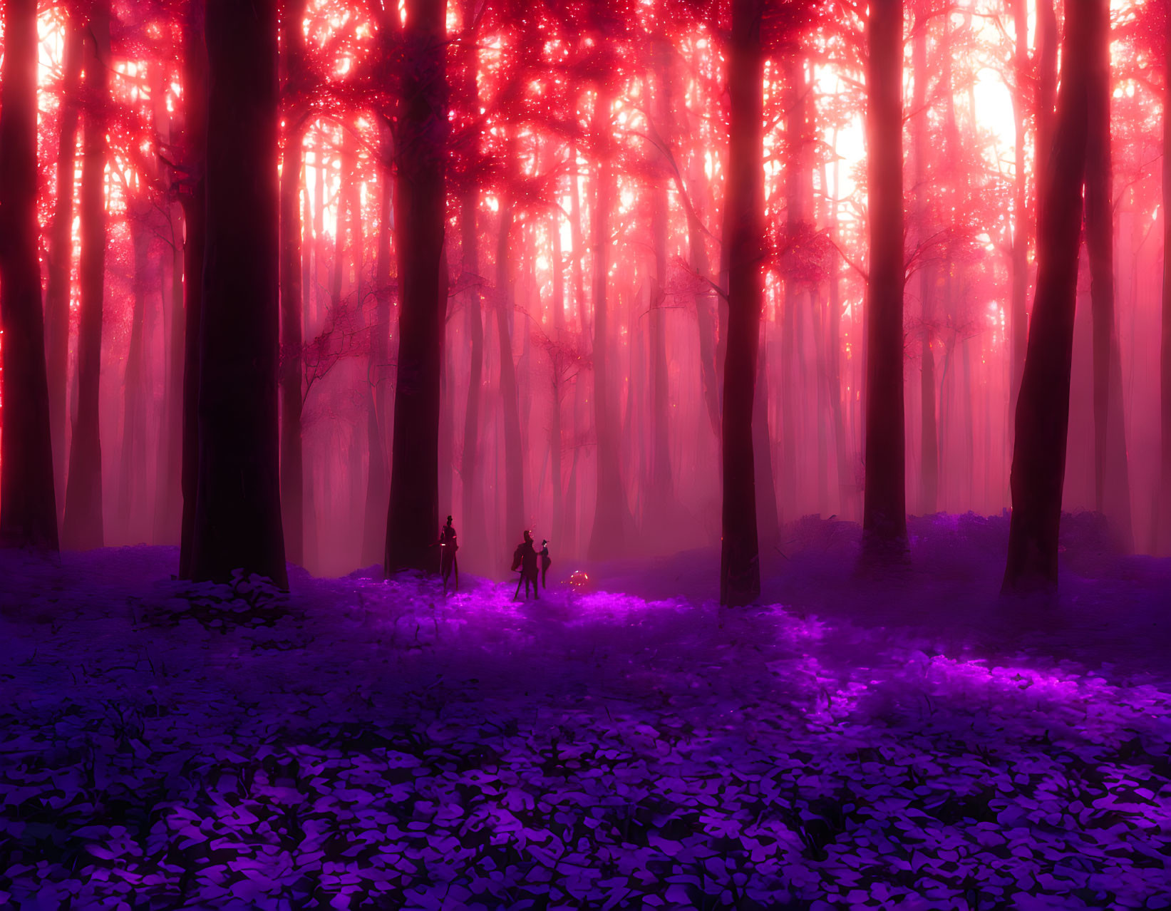 Wandering Through The Crimson Woods
