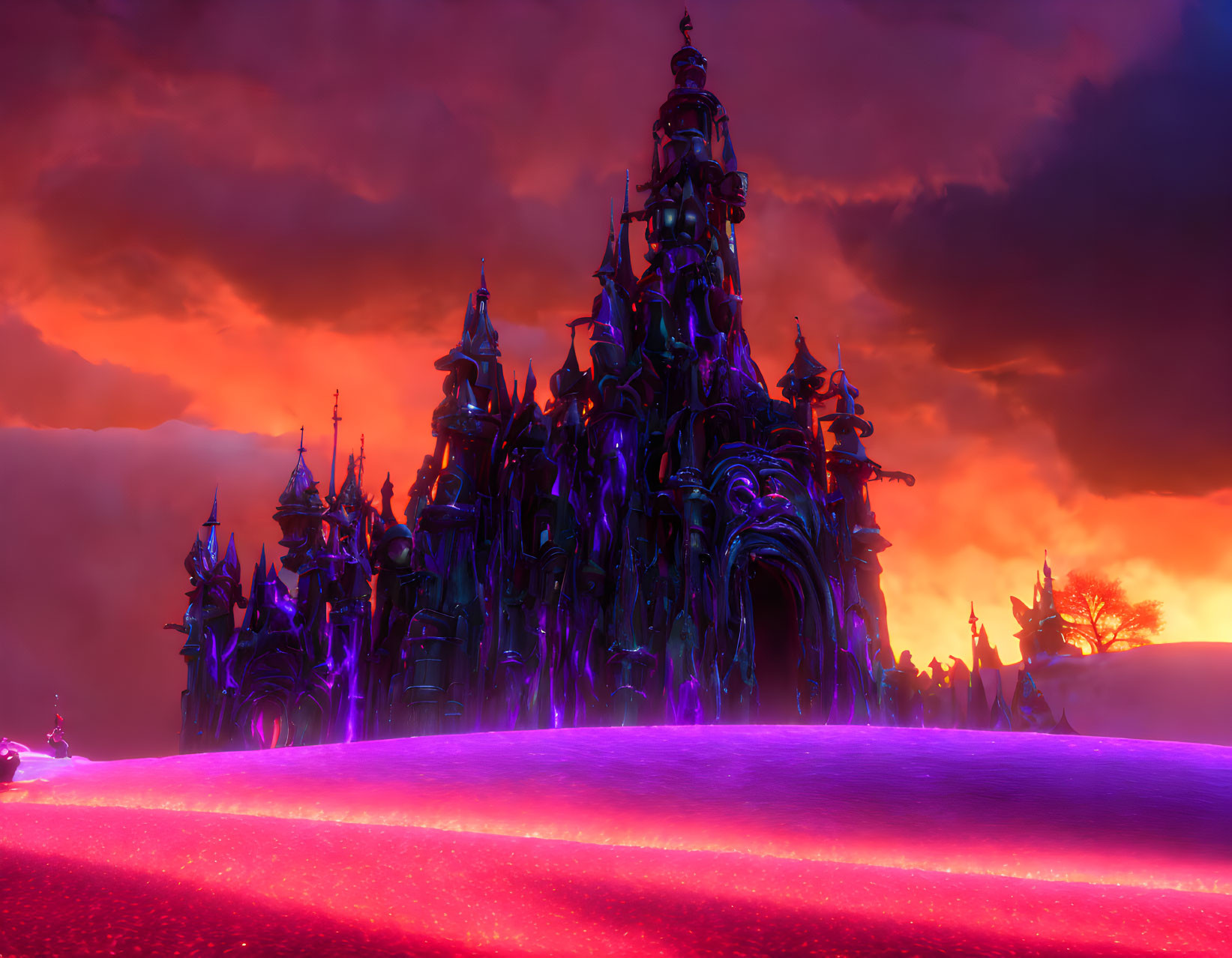 The Sinister Glow of the Malevolent Citadel