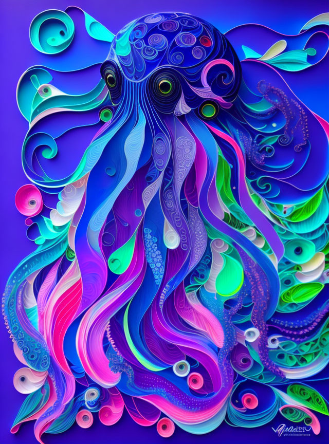 3D octopus