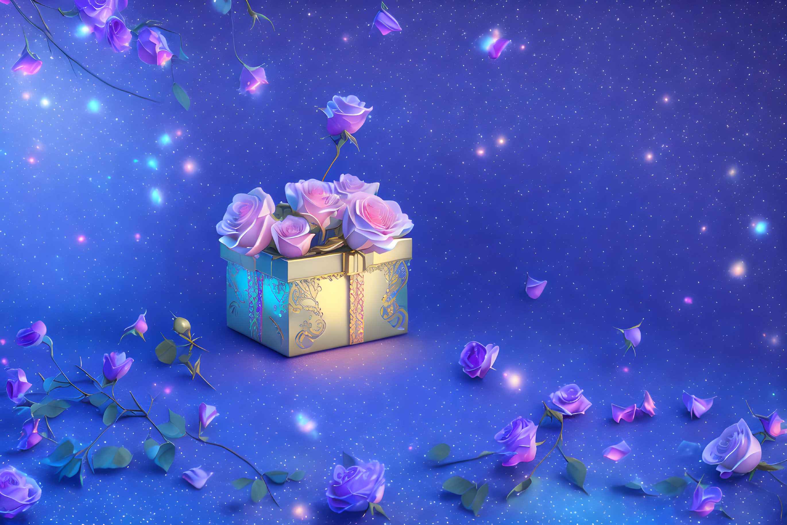 Enchanted Rose Gift Box