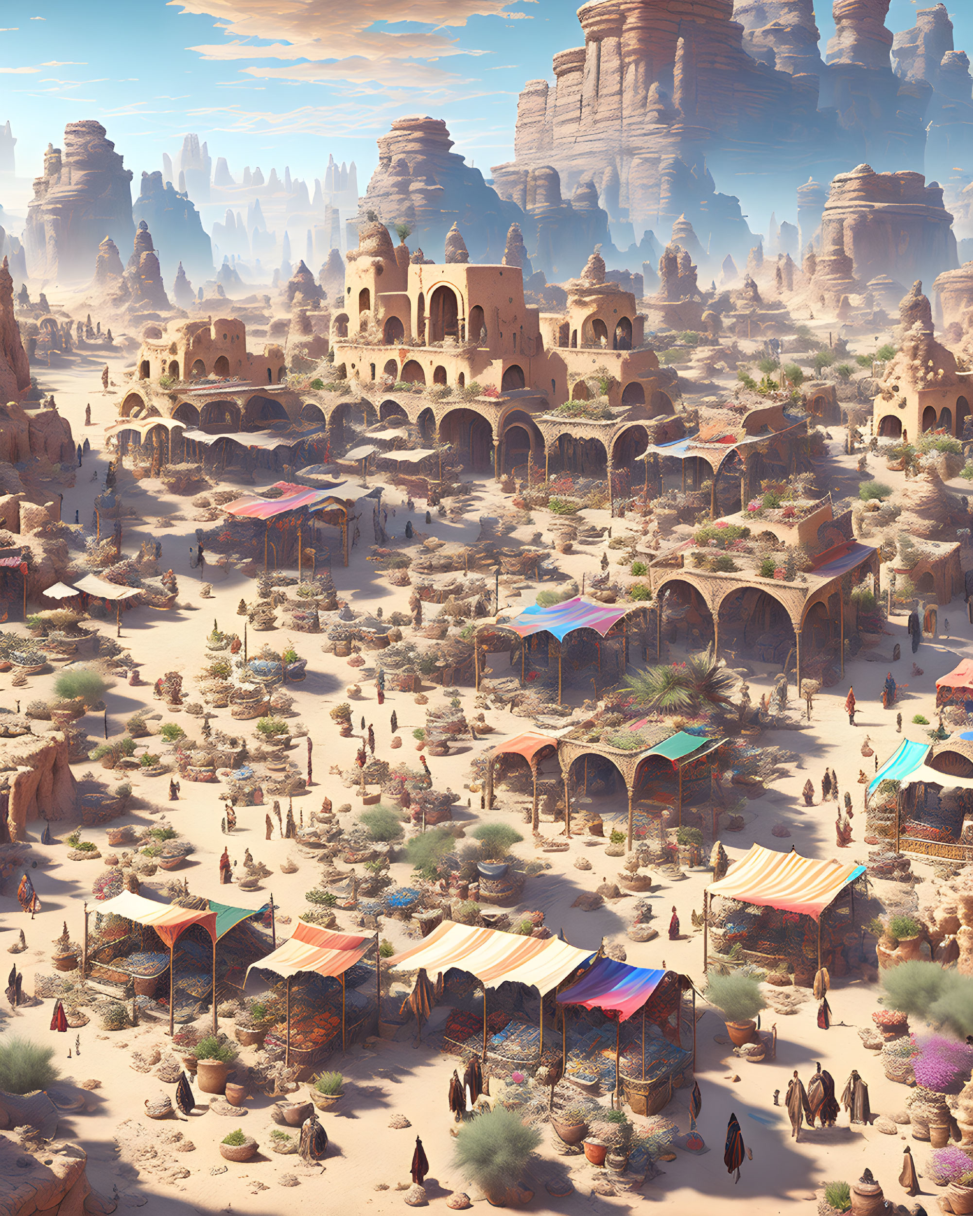 Mystical Desert Marketplace