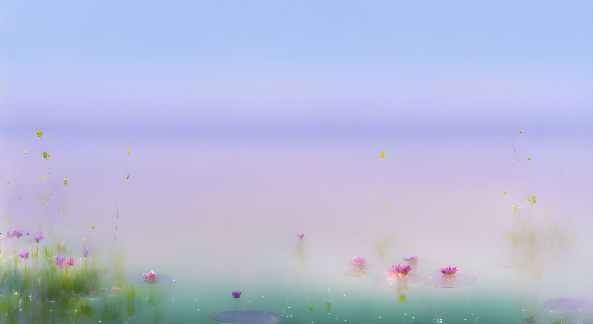 Pastel Pond Serenity