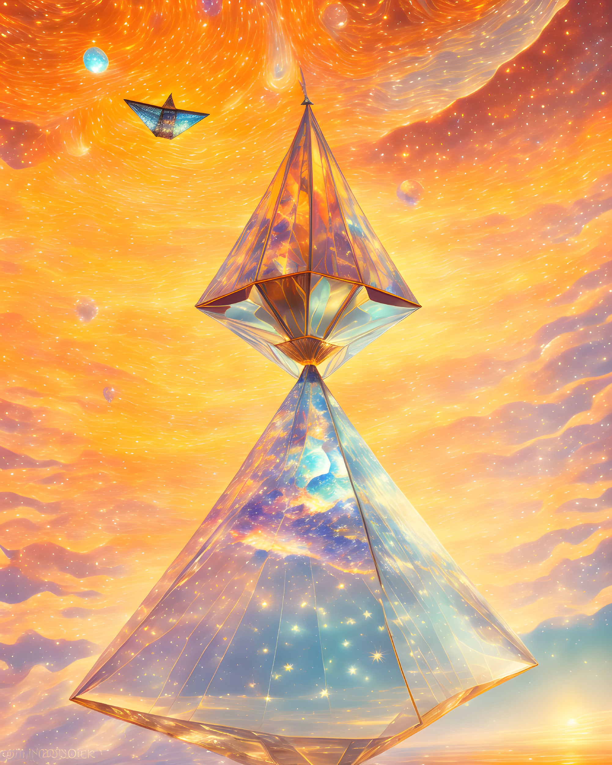 Crystal Cosmos: A Digital Masterpiece