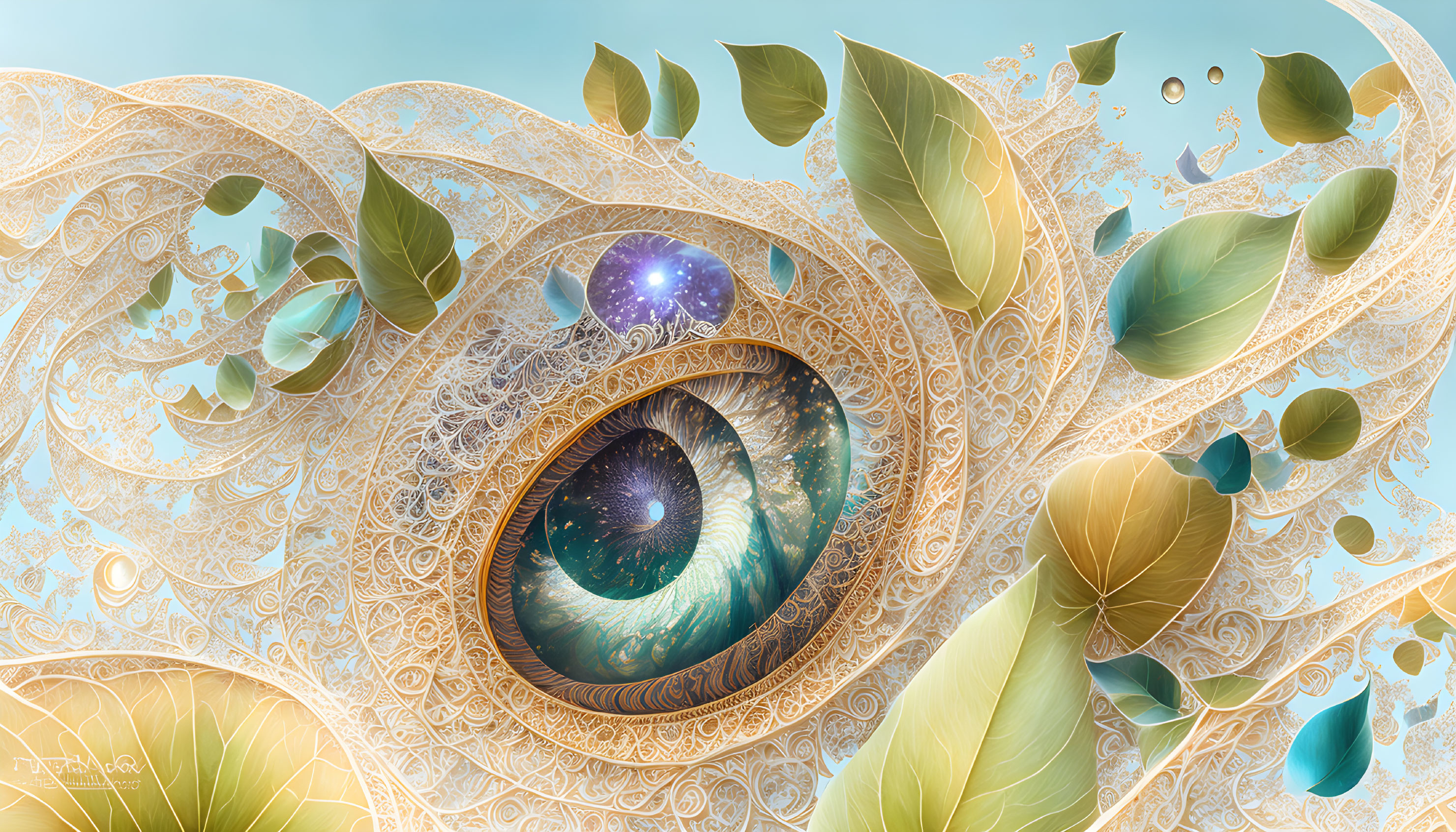 Enchanted Eye: Cosmic Harmony