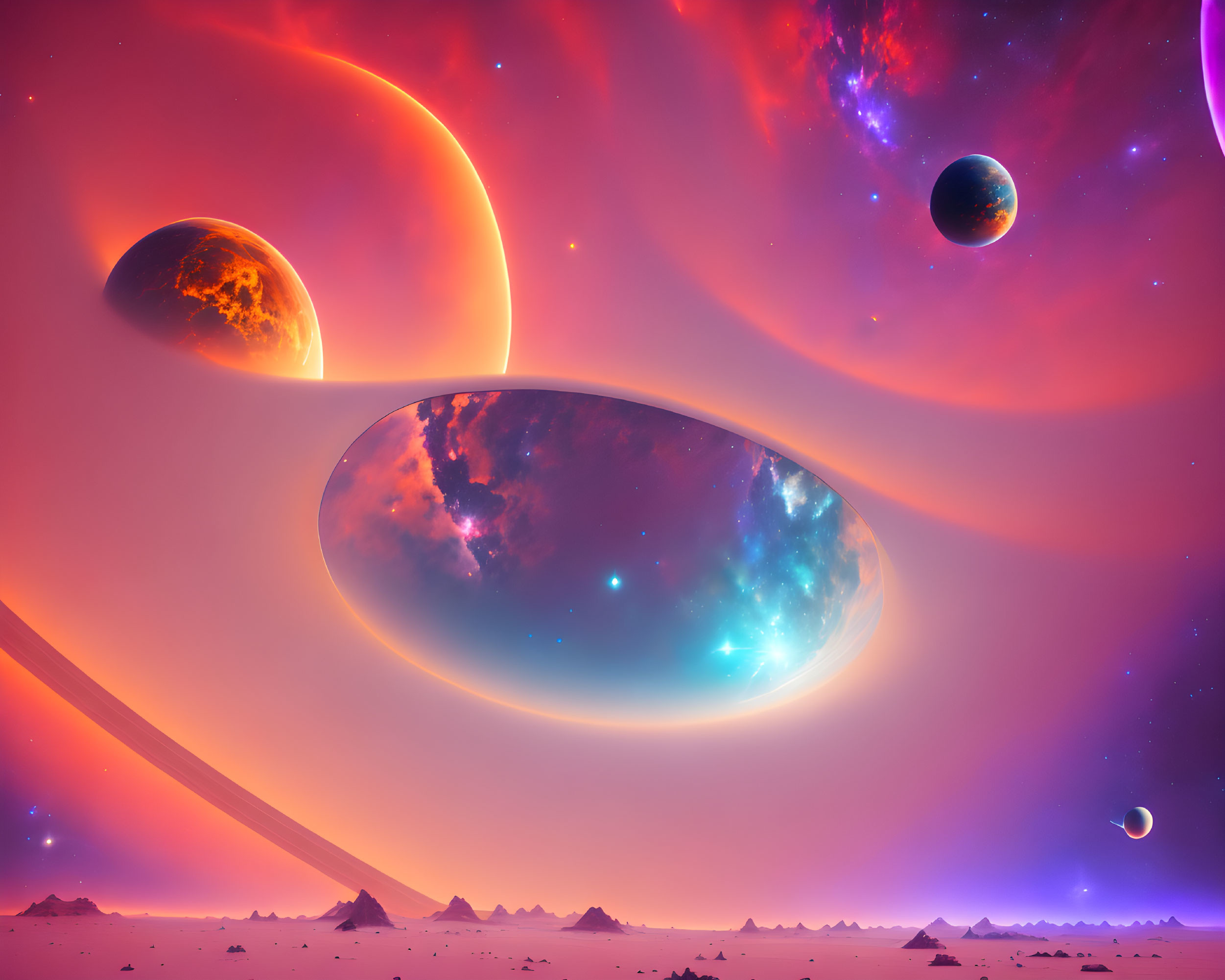 Celestial Dreamscape: A Cosmic Odyssey