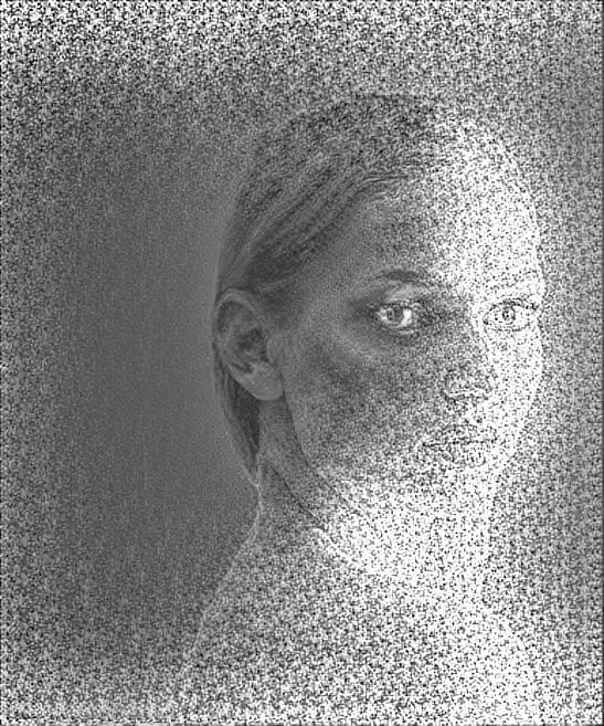 Woman in Window Light - Static