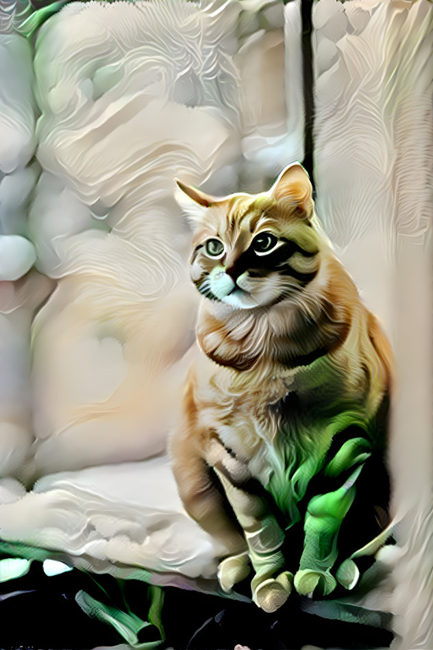 Beautiful cat from AI