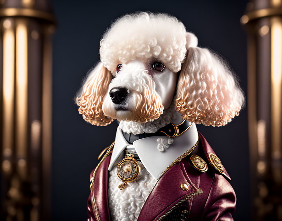 Toby the miniature Poodle - by Marcos Gonzalez