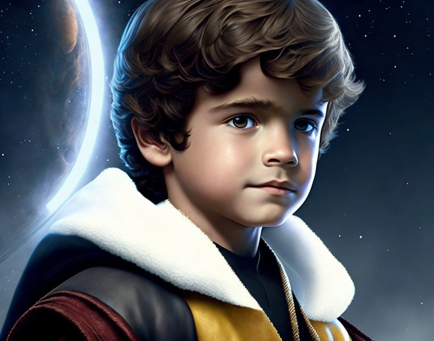 Anakin Solo son of Leia and Han.