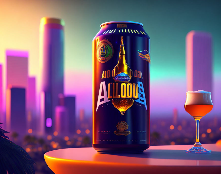 Alien beer brand promoted in LA