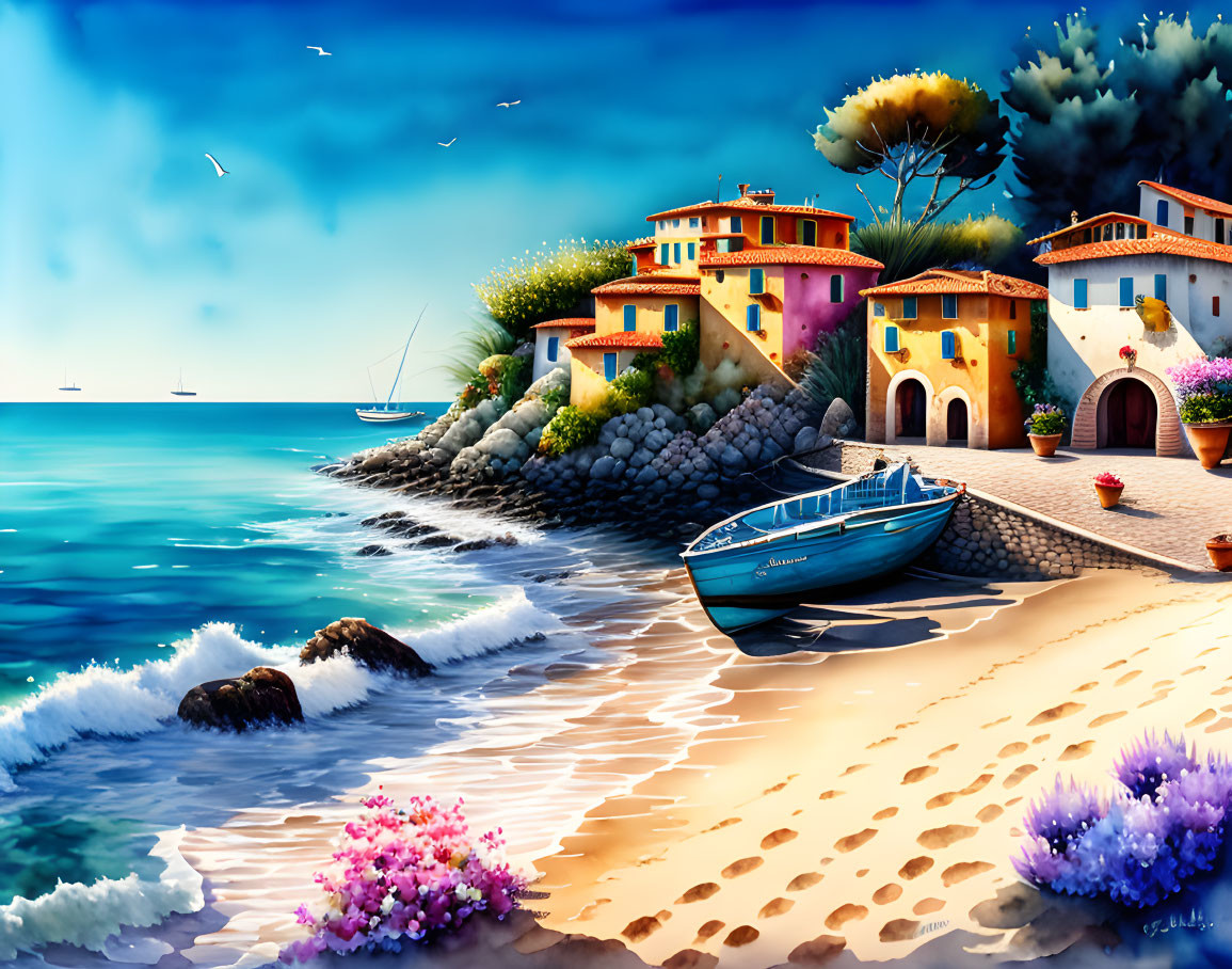 Italian seashore