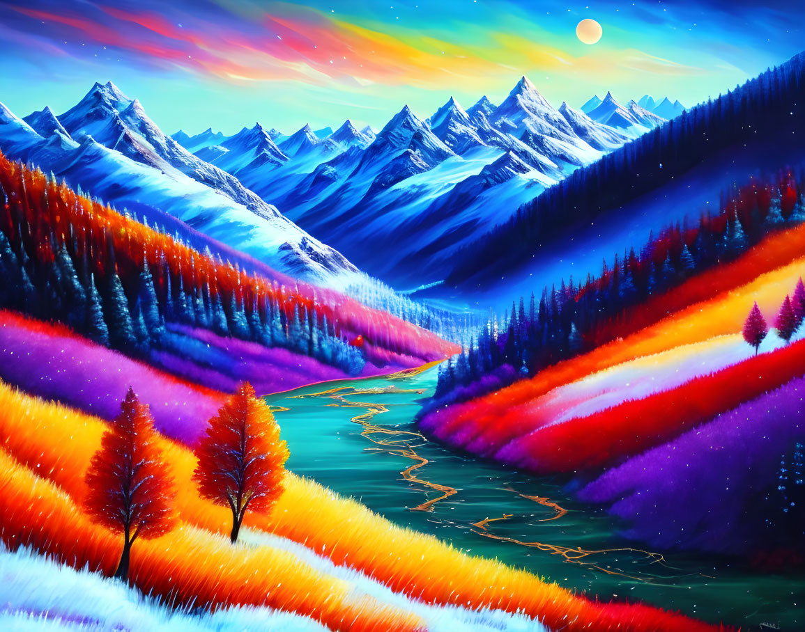 colorful valley