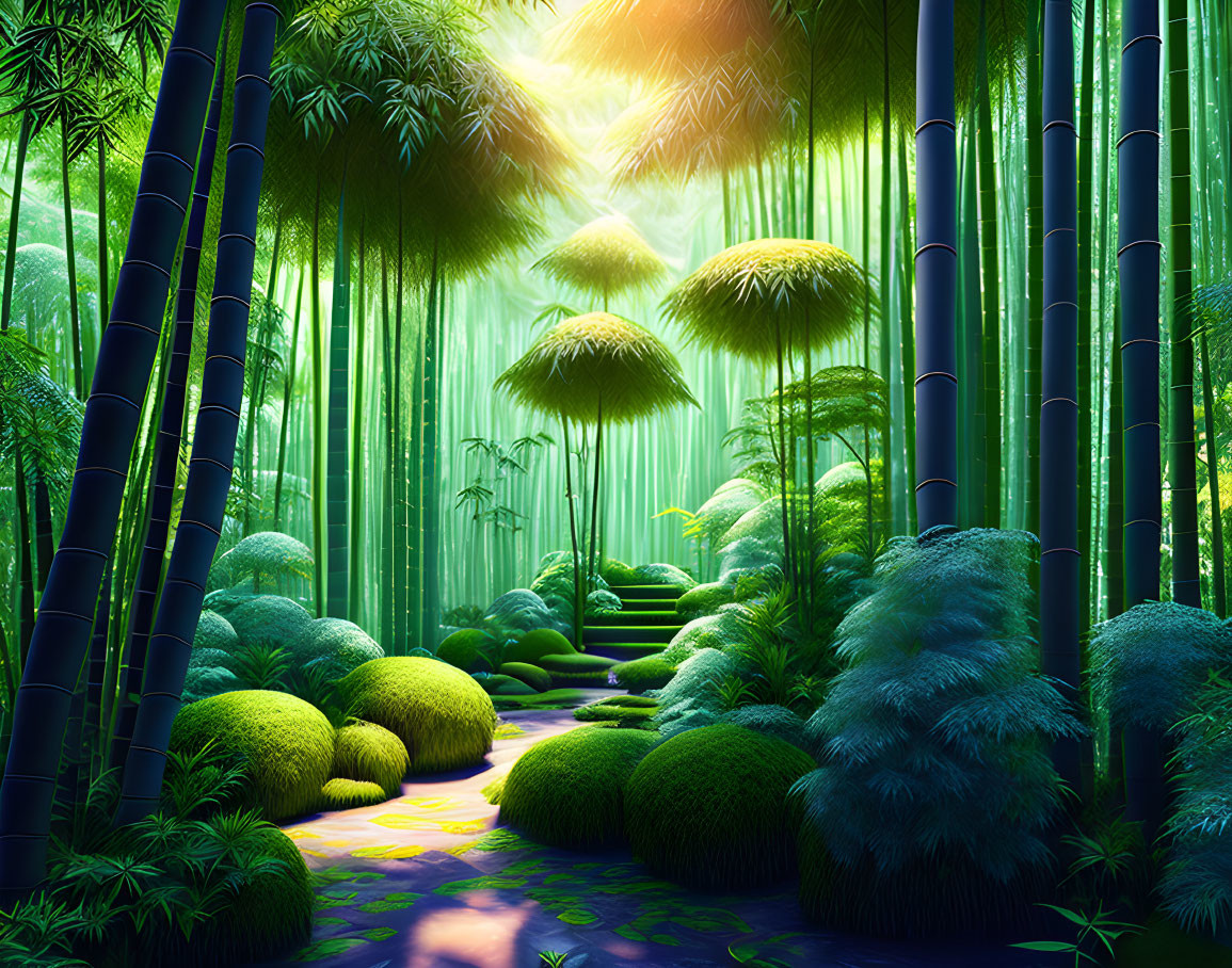 magical bamboo forest