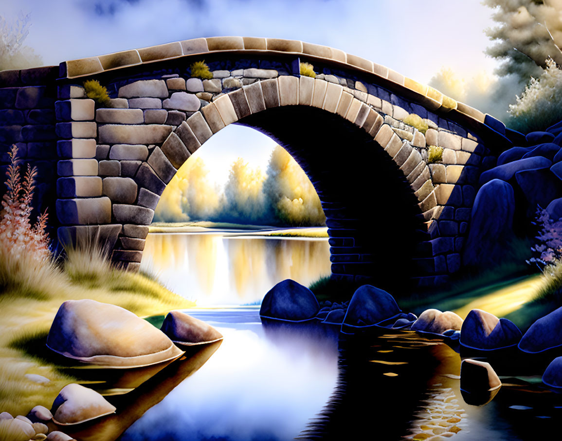 arched stone bridge