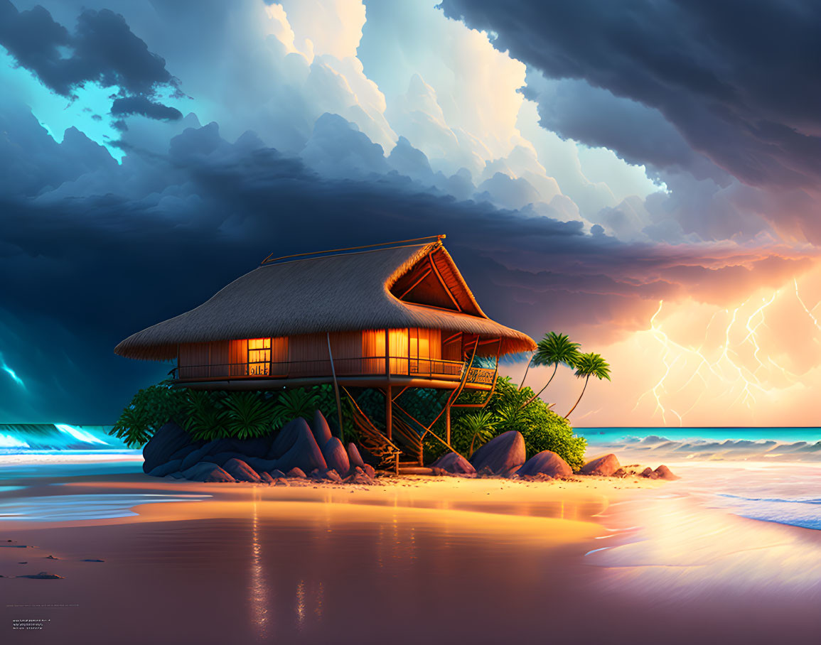bamboo beach cottage