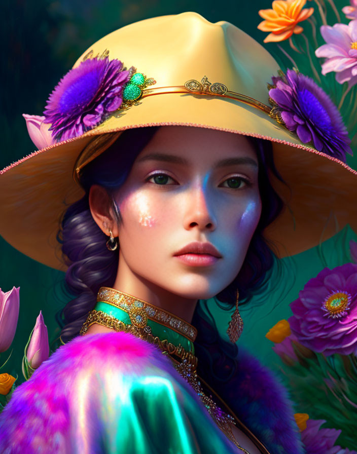 Floral Hat 2