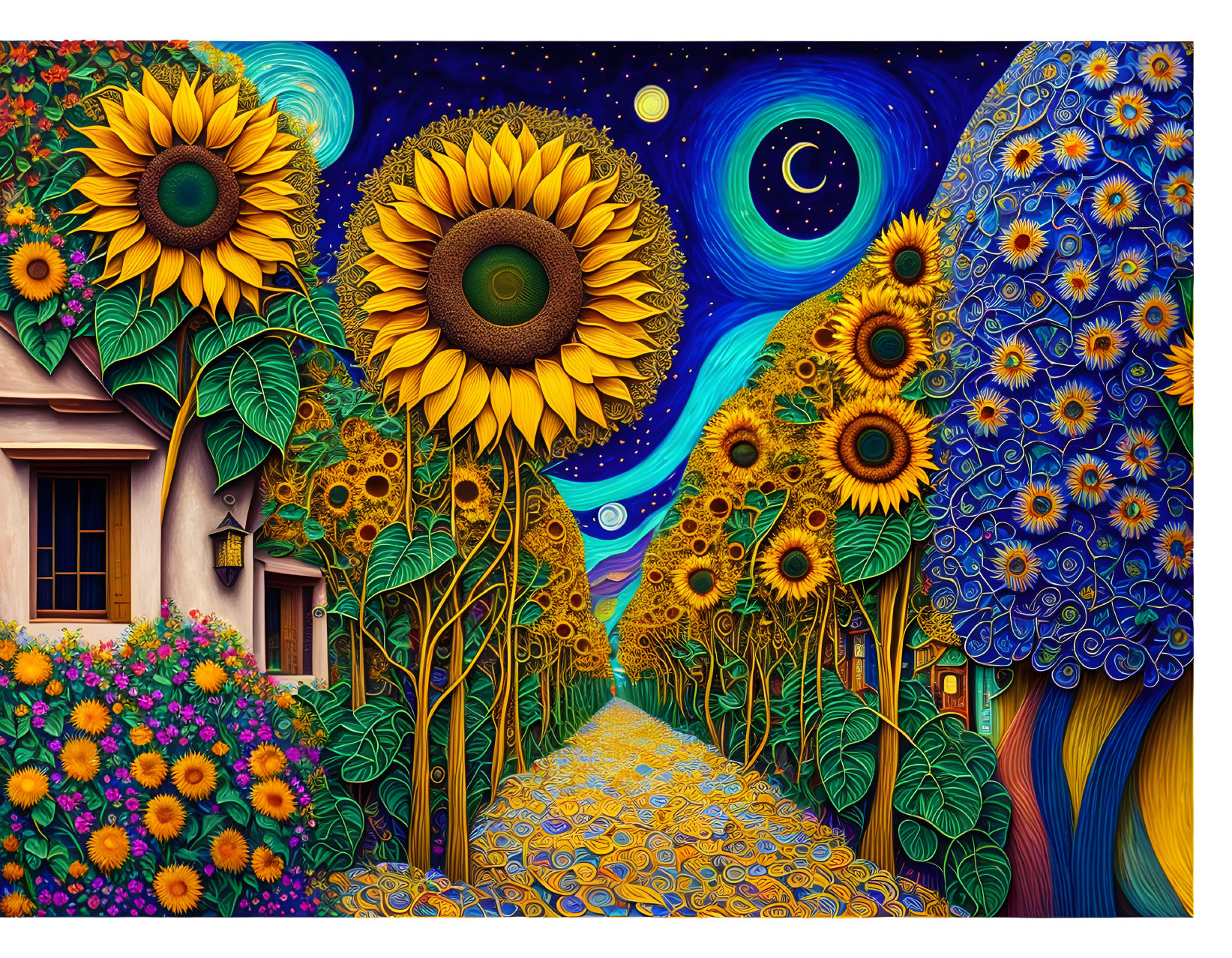 Sunflower alley