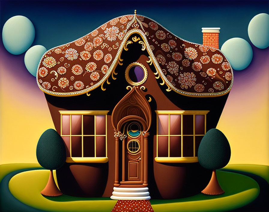 A chocolate house