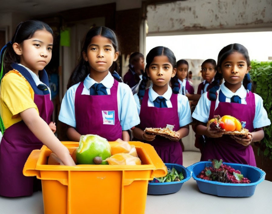 Children and food management 