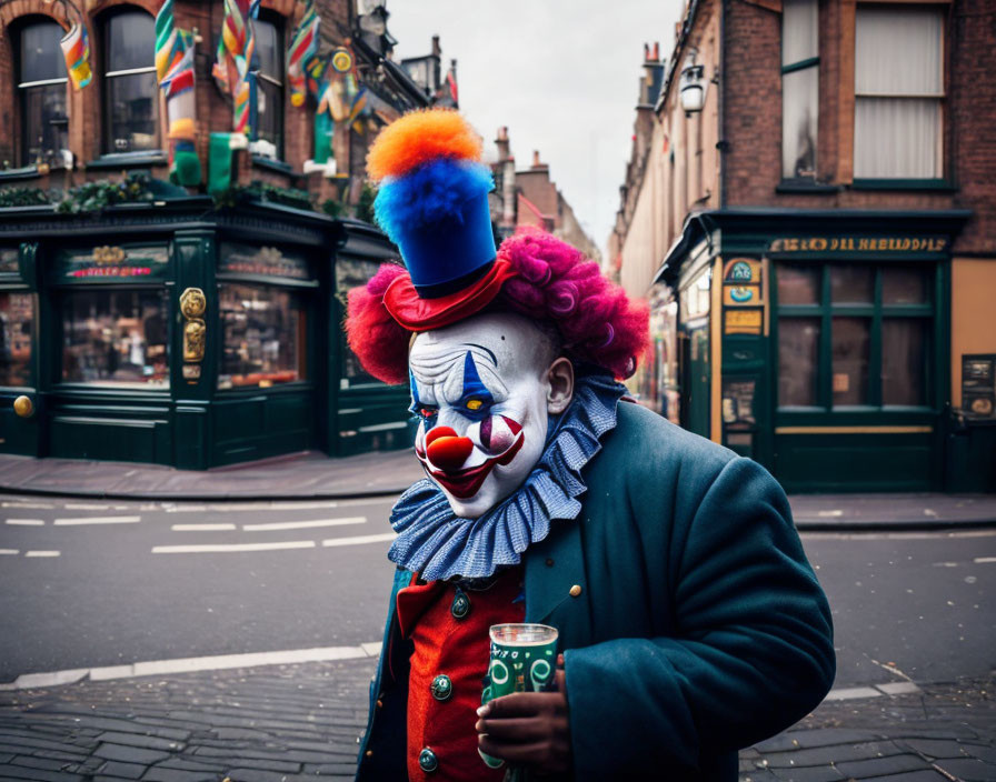 Clown in Dublin