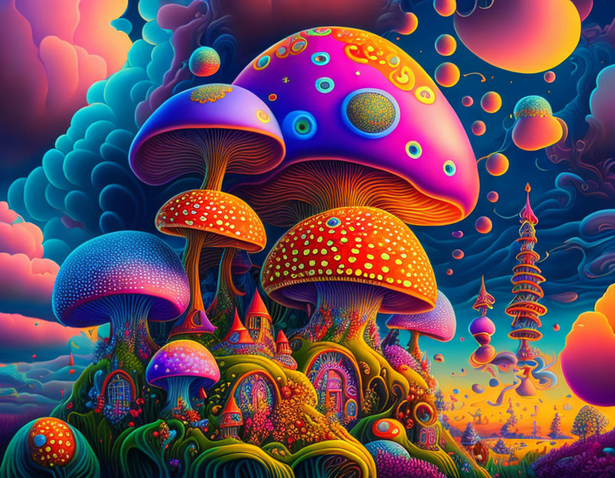 mushroom landscape