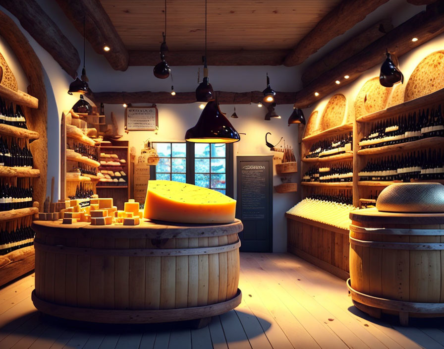  A cheese maker's shop