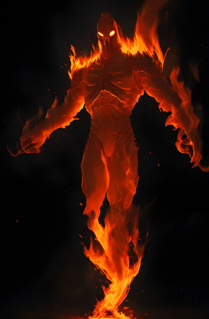 fiery ghost