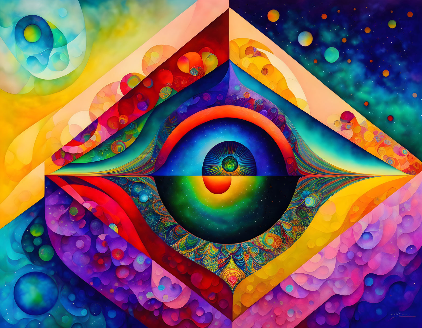 The eye of the universe