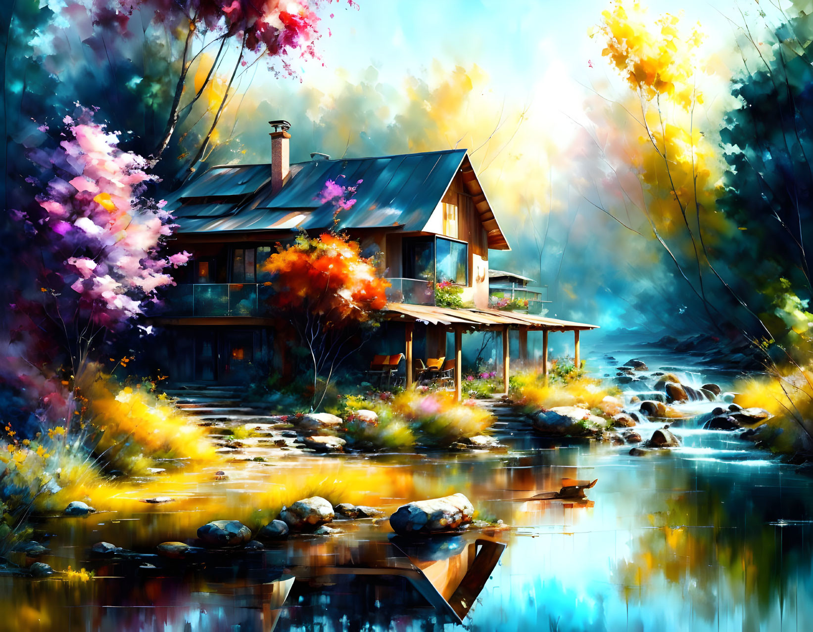 Home near the river