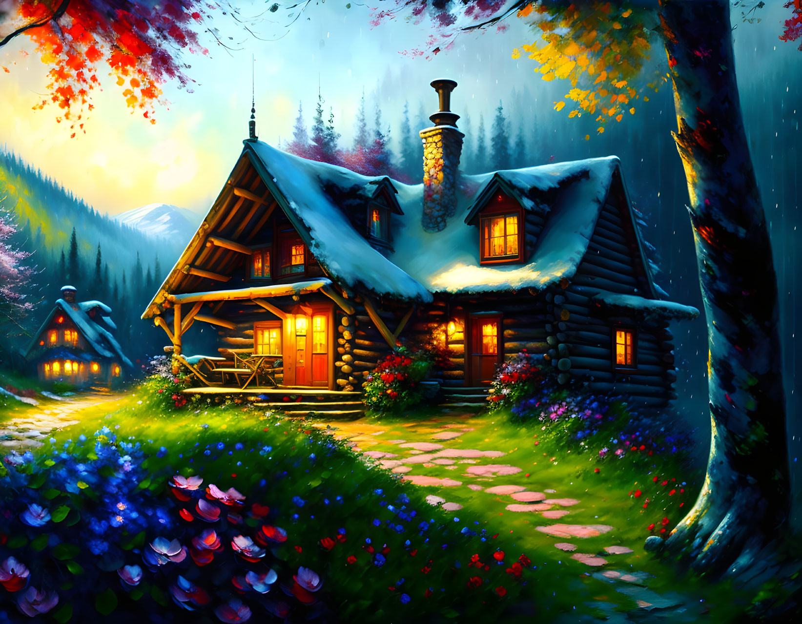 Romantic house, lonely place