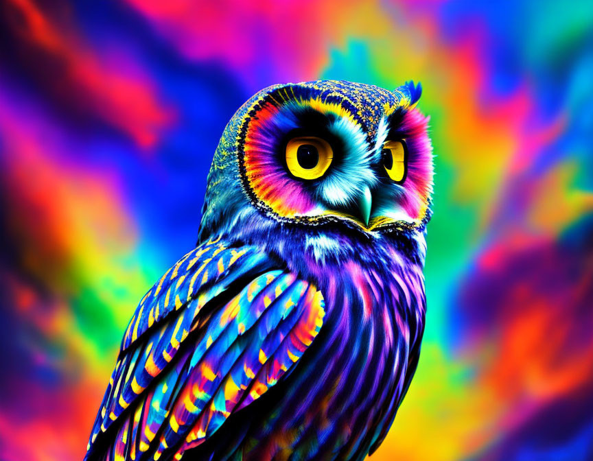 The vibrant owl